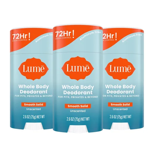 Miniatura 17 de Lume Desodorante para Todo el Cuerpo - Barra Sólida Suave - Control de Olor de 72 Horas - Sin Aluminio, Sin Bicarbonato de Sodio y Seguro