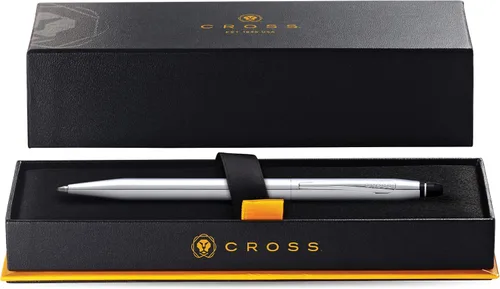 Miniatura 4 de Bolígrafo recargable Cross Click, presentado en una caja de regalo para todos los días - Punta mediana, tinta negra, cromo