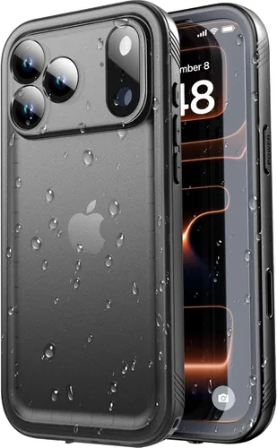 Miniatura 17 de SPORTLINK Funda para iPhone 15 Pro Max, IP68 resistente al agua, protección militar, cuerpo completo, resistente, a prueba de golpes, sellado 360, a