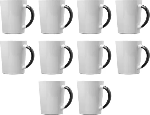 Miniatura 8 de Albany - Juego de 50 tazas de café con leche de cerámica personalizadas, 13 onzas, paquete personalizado a granel, perfectas para café, té, expreso