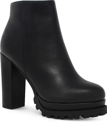 Miniatura 2 de MARCOREPUBLIC Uganda - Botines para mujer con punta redonda y tacón grueso apilado