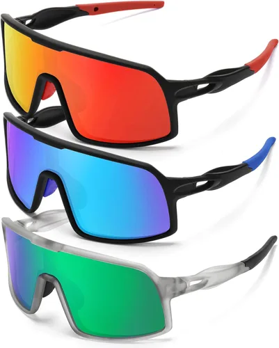 Miniatura 12 de SEKKAF Gafas de sol deportivas polarizadas para hombres y mujeres, gafas de ciclismo con protección UV, para bicicleta de montaña, correr, pesca
