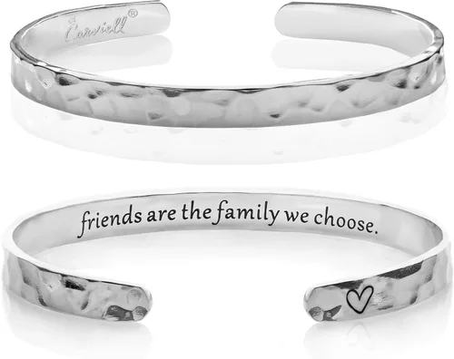 Miniatura 46 de Carviell Pulseras grabadas para mujer, inspiradoras, amistad, amor, mamá, hija, hermana, cristiana, graduación, conmemoración y regalos de boda, más