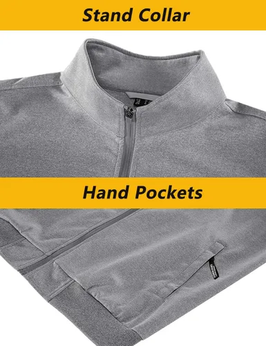 Miniatura 4 de Cotrasen Conjunto deportivo de 2 piezas para hombre, con cremallera completa, casual, para correr, trotar