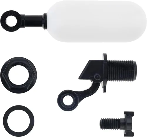 Miniatura 6 de Válvula de flotador, 2 unidades de 1/2 pulgada de control de nivel de agua de brazo ajustable válvula de agua de llenado automático para ganado