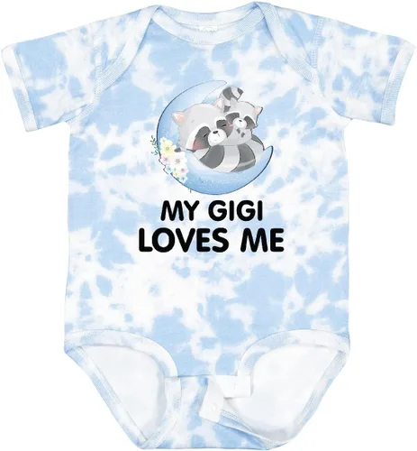 Miniatura 5 de inktastic Body de bebé Raccoon My Gigi Loves Me