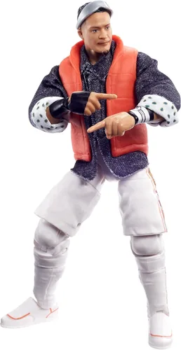 Miniatura 4 de WWE Kushida Elite Collection Figura de acción, 6 pulgadas, regalo coleccionable para fanáticos de la WWE a partir de 8 años