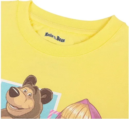 Miniatura 3 de Masha and the Bear Friends Forever - Vestido estampado con cintura elástica cómoda, lavable a máquina