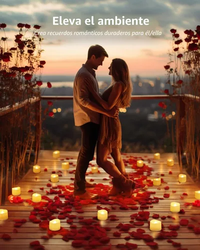 Miniatura 9 de Homemory 24 velas parpadeantes sin llama que funcionan con pilas, más de 200 horas de luces LED eléctricas falsas para decoración votiva, de mesa