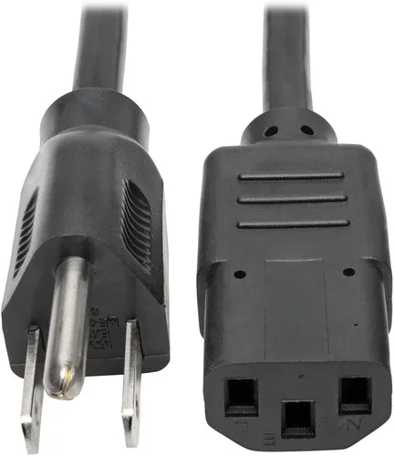 Tripp, cable de alimentación estándar para computadora 10A, 18AWG .1 Negro