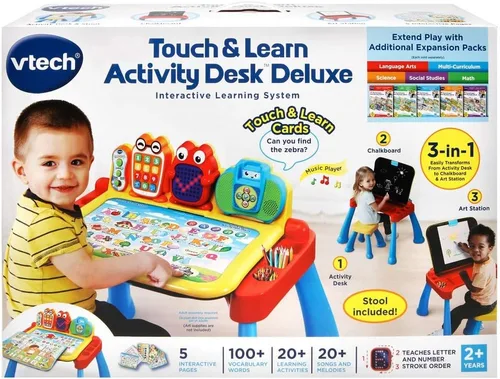 Miniatura 6 de VTech Escritorio de actividades Touch and Learn Deluxe (embalaje sin frustraciones)