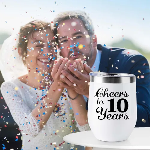 Regalos de boda de 10º aniversario para pareja, esposa, marido, regalos para boda, decoración de aniversario de diez años, regalos de matrimonio de
