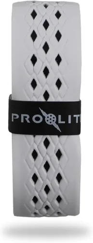 Miniatura 3 de Agarre de diamante sin sudor para palas de pickleball, tenis, raquetball Blanco con base negra
