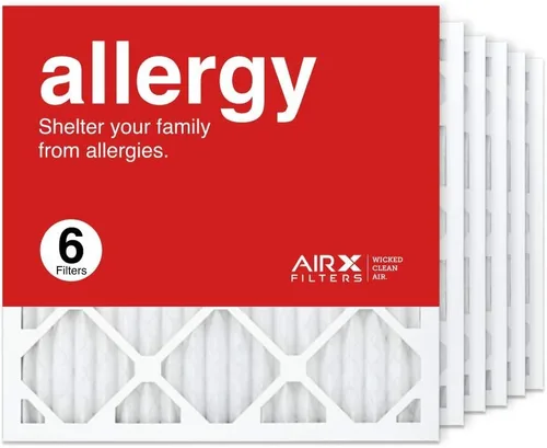 Miniatura 5 de AIRx Filters Filtro MERV 11 para horno de aire 10 x 30 x 1 para alergias, polvo y caspa de mascotas (paquete de 6), filtro de repuesto plisado