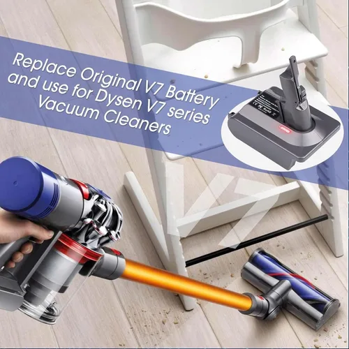 Miniatura 7 de TPDL Adaptador de batería Dyson V7, para batería Dewalt de 20 V, convertidor a Dyson 21.6V V7 convertidor de vacío de mano Absolute, Motorhead Pro