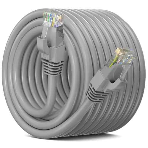 Miniatura 35 de Maximm Cable Ethernet Cat 6, cable de red y conexión de alta velocidad de 100 pies, UTP, 10 Gbps, cable Ethernet de 550 MHz, color negro