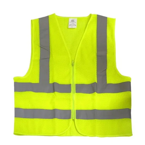 Miniatura 10 de Neiko Chaleco de seguridad de alta visibilidad ANSI Clase 2, sin bolsillo, amarillo neón, grande (L)