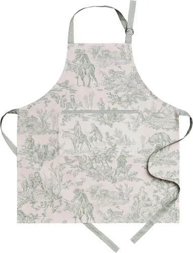Miniatura 44 de Maison d' Hermine Delantal 100% de algodón para mujeres con bolsillo de cocina delantal de chef para hombres para cocinar primavera verano 001