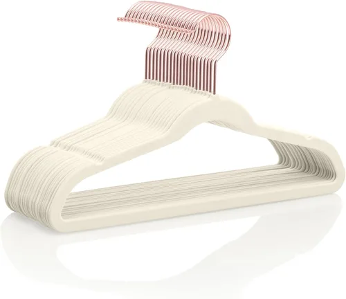 Miniatura 24 de MIZGI Perchas de terciopelo para niños, perchas antideslizantes para niños grandes, perchas de 14 pulgadas para jóvenes, ropa para adolescentes