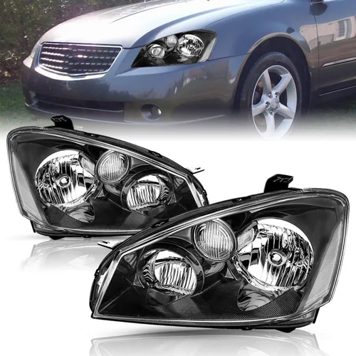 Miniatura 9 de TUSDAR Juego de montaje de faros delanteros para Nissan Altima 2005/2006 de 4 puertas sedán halógeno para lado del conductor y del pasajero