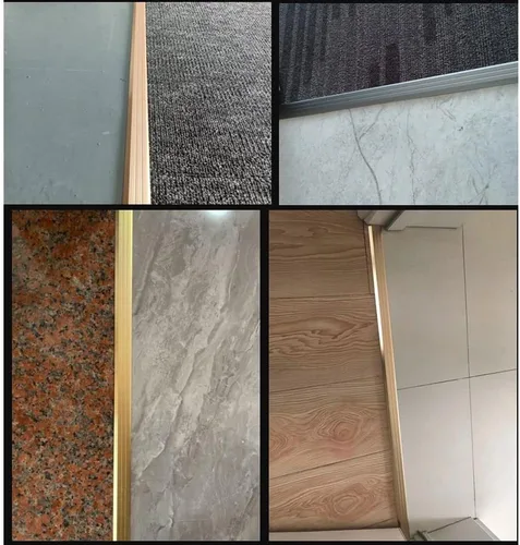 Miniatura 7 de OUKEJNM - Tira de transición de piso a azulejo, cubierta de costura de piso para puerta, umbrales de puerta, borde para umbral de altura dentro