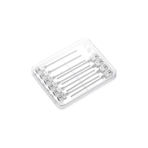 Miniatura 6 de HARFINGTON 10 agujas dispensadoras de acero inoxidable calibre 16, 1 1/2 pulgadas, tubo de aguja de pegamento de metal, puntas romas, Luer Lock