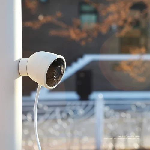 Miniatura 7 de elago Funda de silicona compatible con cámara de seguridad para exteriores Nest Cam, protección para todo tipo de clima, seguridad, fácil Negro
