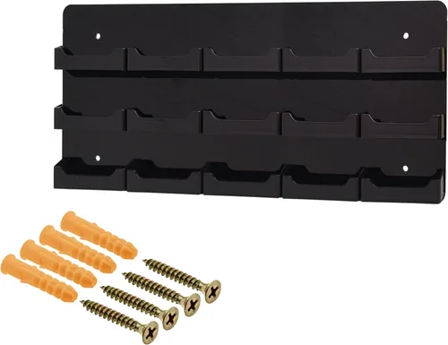 Miniatura 5 de Marketing Holders Tarjetero Horizontal Montaje en Pared Multi 15 Bolsillo Premium Acrílico Transparente Claro