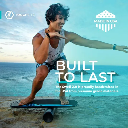 Miniatura 5 de Revbalance Swell 2.0 - Entrenador de tabla de equilibrio para surf y remo Arrecife - Teal
