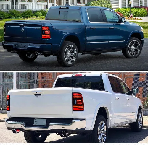 Miniatura 3 de inginuity time Luces traseras LED blancas transparentes para Dodge RAM 1500 2009-2018 y 2010-2018 RAM 2500/3500 Facelift 4ª generación Lámparas
