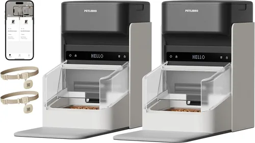 Miniatura 19 de PETLIBRO Alimentador automático RFID para gatos, comidas personalizadas activadas con etiqueta de collar, dispensador de comida programable Wi-Fi 5G