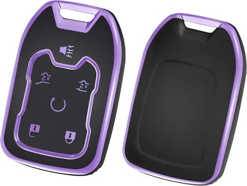 Miniatura 11 de Funda para llavero de automóvil compatible con GMC, funda para llavero compatible con Chevy Suburban Silverado GMC Sierra Terrain Acadia 1500 2500HD