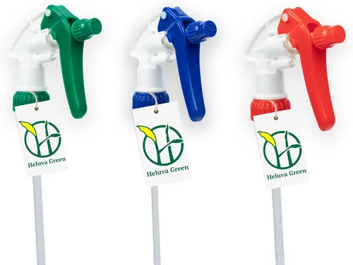 Miniatura 9 de Heluva Green Reemplazo de boquilla de botella de aerosol, solo tapas de botella - Disparadores de boquilla de rociador para soluciones de limpieza
