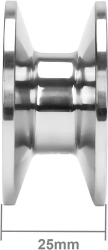 Miniatura 3 de DERNORD Tubo sanitario SS304 de triple abrazadera con 1,5 pulgadas Tri Clamp Tubo de 1 pulgada OD (longitud: 1 pulgada/0.984 in)