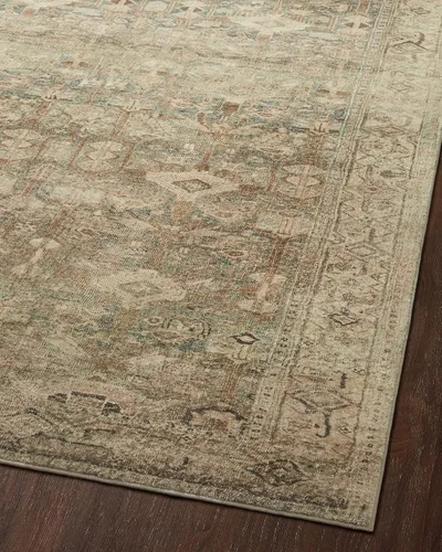 Miniatura 12 de Loloi Colección Margot MAT-04 Antigua/Salvia Alfombra de Pasillo de 2'-6" x 11'-6" con CloudPile, Sin Pelusa Fácil de Limpiar Alfombra de Área