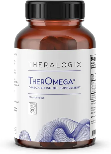 Miniatura 8 de Theralogix TherOmega Omega-3 Suplemento de aceite de pescado - Apoya la salud del corazón, el cerebro, el sistema inmunológico y las articulaciones*