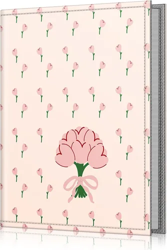 Miniatura 16 de Fintie Photo Album 4x6 Photos - 52 Pockets Small Mini Capacity Premium Vegan Leather Cover, Portable Wallet Albums for Family Wedding Boys Girls