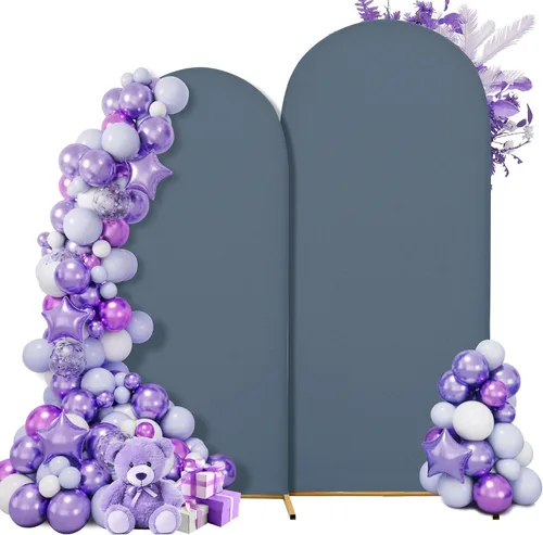 Miniatura 50 de Funda para arco de boda de 6 pies, tela elástica para arcos pequeños, cabinas de fotos y decoración de fiestas, para cumpleaños, duchas