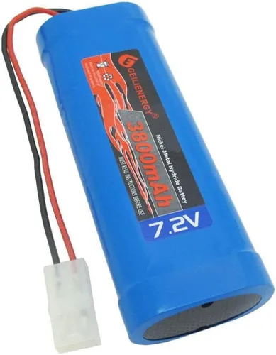 Miniatura 6 de Batería recargable de 7.2v 3800mAh NI-MH RC con enchufe Tamiya estándar para coches RC (paquete de 1)