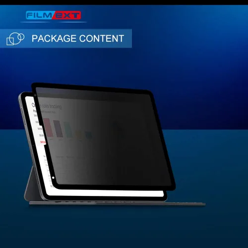 Miniatura 8 de FILMEXT Protector de pantalla de privacidad extraíble para iPad Pro de 11 pulgadas (2022/2021/2020/2018), iPad Air 5/Air 4 de 10.9 pulgadas, filtro