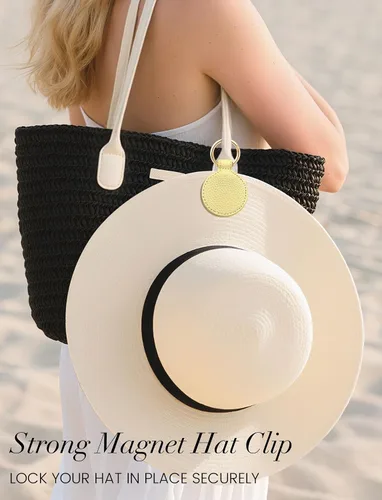 Miniatura 20 de Niveaya Clip magnético para sombrero para viajar en la bolsa, gancho de almacenamiento magnético, accesorio esencial de viaje de vacaciones