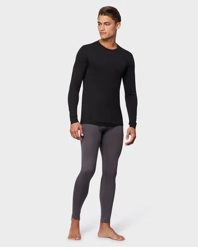 Miniatura 2 de 32 Degrees - Camiseta ligera para hombre, manga larga, ajuste de forma, elástico en 4 direcciones, térmica