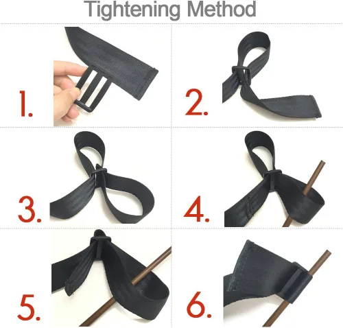 Miniatura 4 de ZARPMA Correas de seguridad para silla alta de 2 puntos, correa de repuesto para arnés de bebé, correa de seguridad para silla de bebé, silla