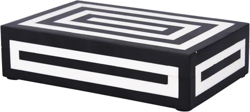 Miniatura 118 de Handicrafts Home Caja de recuerdo decorativa de 8 x 5 – Pequeña caja organizadora con tapa, almacenamiento decorativo Boho, caja de memoria retro