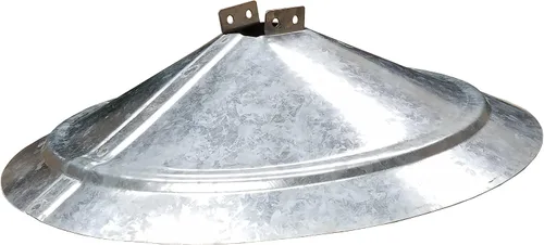 BOSS Buck Varmint Embudos duraderos y ligeros de acero galvanizado protectores de ardilla con tornillos autorroscantes para alimentador de juegos,