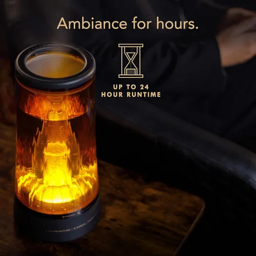 Miniatura 5 de Vornado LUCERNA 1 Alchemy Humidificador ultrasónico con luz ambiental, capacidad de 0.5 galones, tiempo de funcionamiento de 24 horas, diseño
