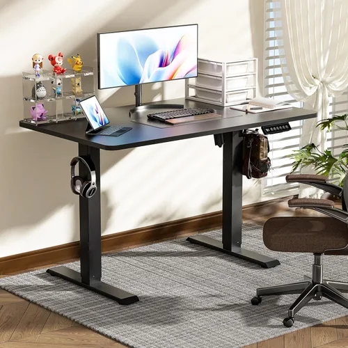 Miniatura 2 de BIZUM - Escritorio de pie eléctrico de 40x24 pulgadas con ajuste de altura y configuraciones de memoria, escritorio ergonómico para sentarse o estar