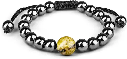 Miniatura 21 de Pulseras de cristal curativo para mujeres y hombres, espiritual, energía positiva y equilibrio, pulseras de cuentas de cristal natural hechas a mano