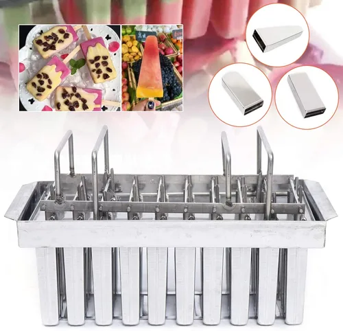 Miniatura 2 de Moldes para hacer paletas de acero inoxidable, 30 piezas, moldes de paletas de acero inoxidable, hechos en casa, reutilizables, para hacer