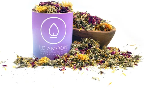 Yoni Steam Herbs Signature Blend, Yoni Herbs para limpieza y tonificación, uso en asiento de vapor V o baño sentado, hasta 11 vapores, 1.5 oz -